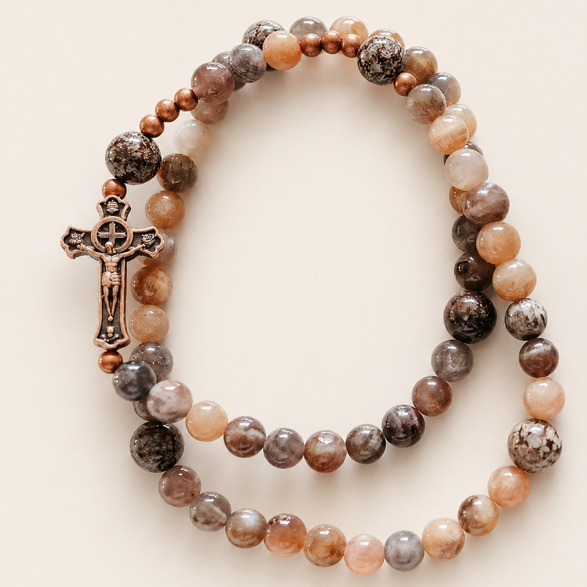 Abraham | Men's Double Wrap Rosary Bracelet – Crux Invicta