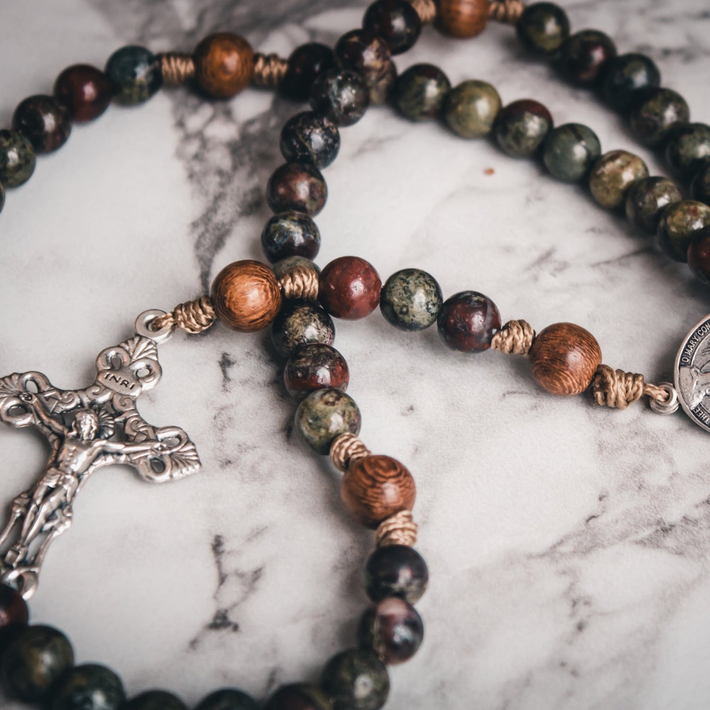 St. Joseph | Traditional Gemstone Rosary | Presale