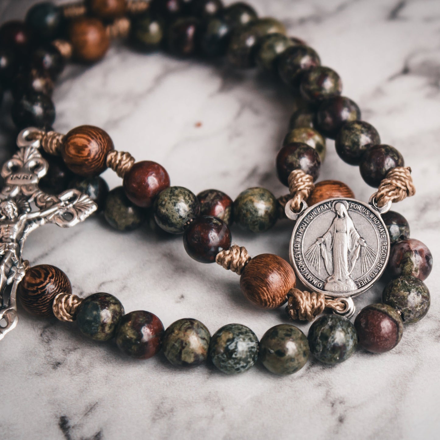 St. Joseph | Traditional Gemstone Rosary | Presale