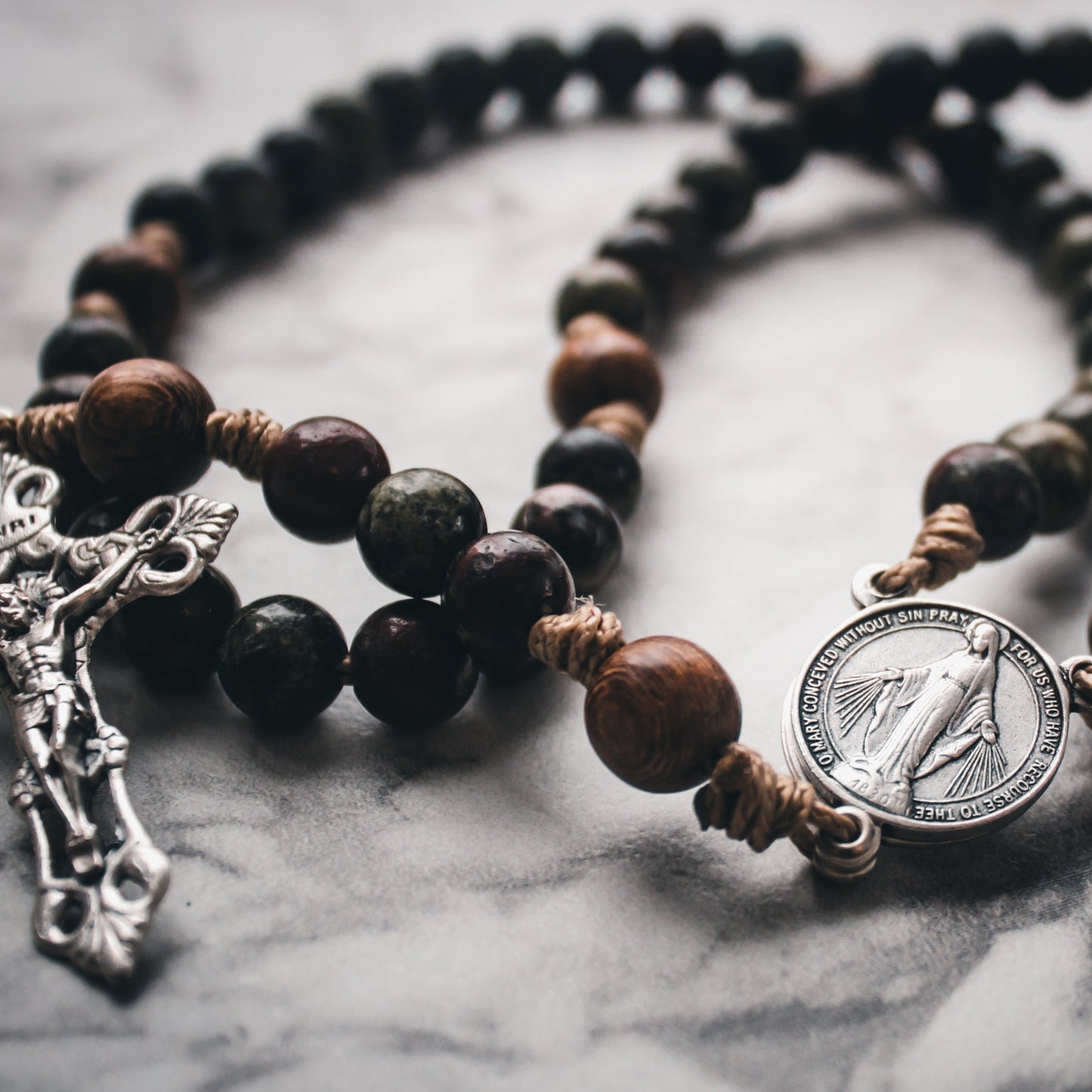 St. Joseph | Traditional Gemstone Rosary | Presale