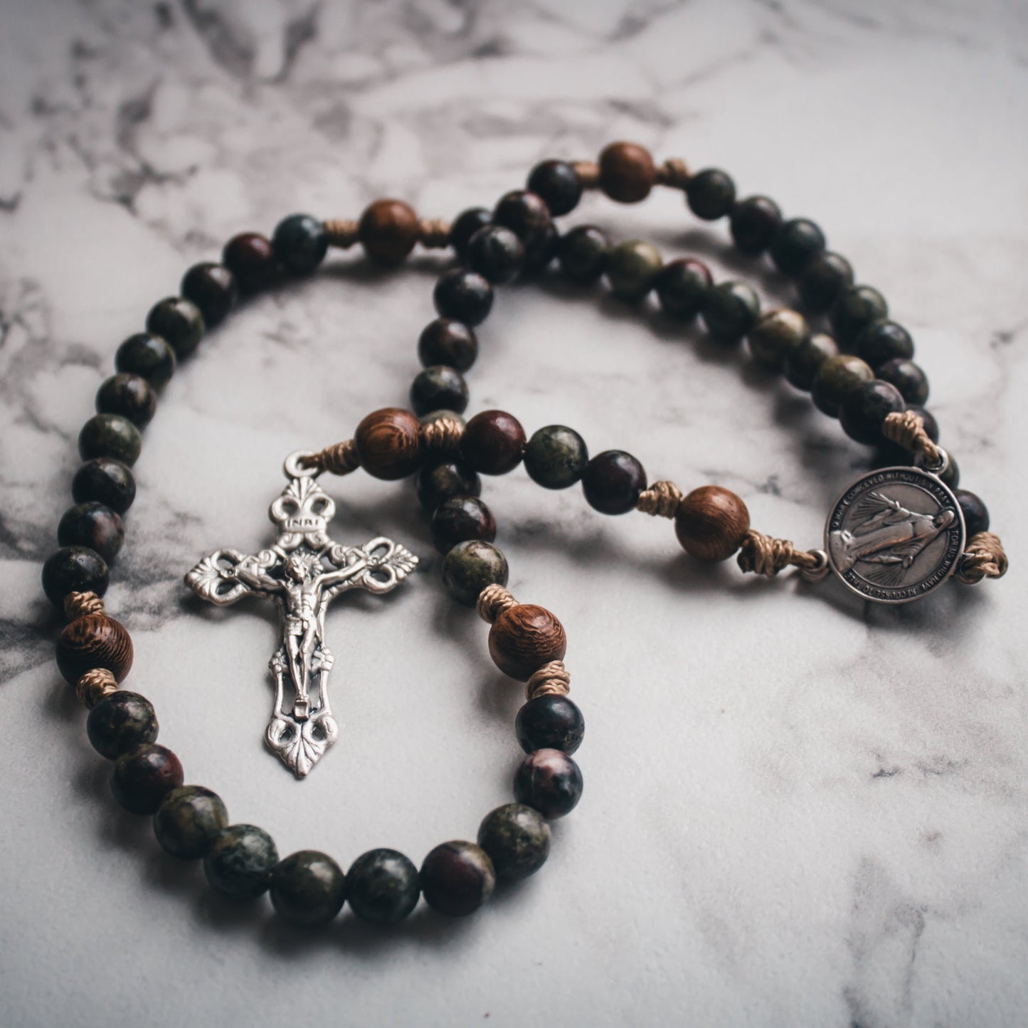 St. Joseph | Traditional Gemstone Rosary | Presale