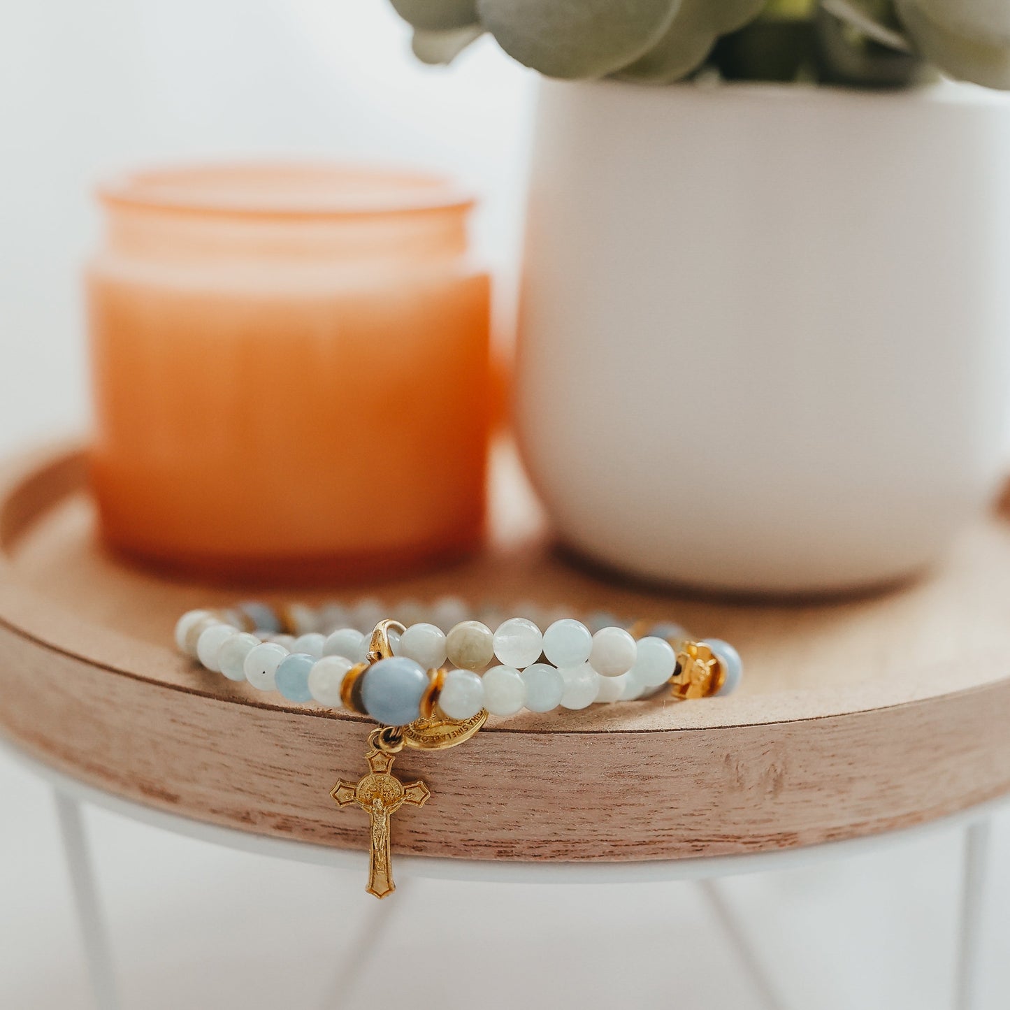 The Perfect Mother's Day Gift | The Monica Gemstone Rosary Bracelet | Mother's Day Collection