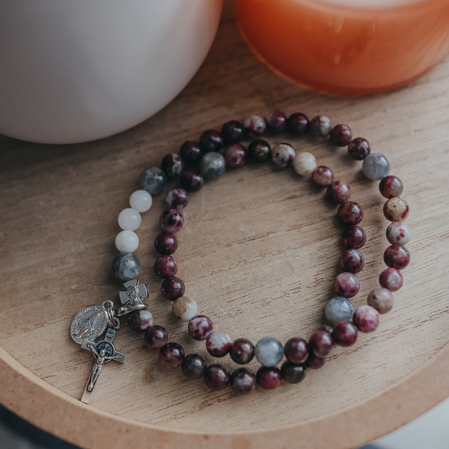 The Martins | Husband and Wife | Rosary Bracelet Set