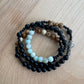 John the Baptist Triple Wrap Rosary Bracelet
