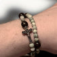 St. Francis of Assisi | Men's Double Wrap Rosary Bracelet
