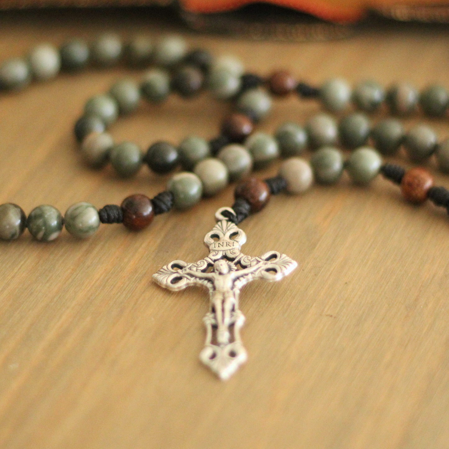 Columba| Traditional Gemstone Rosary |