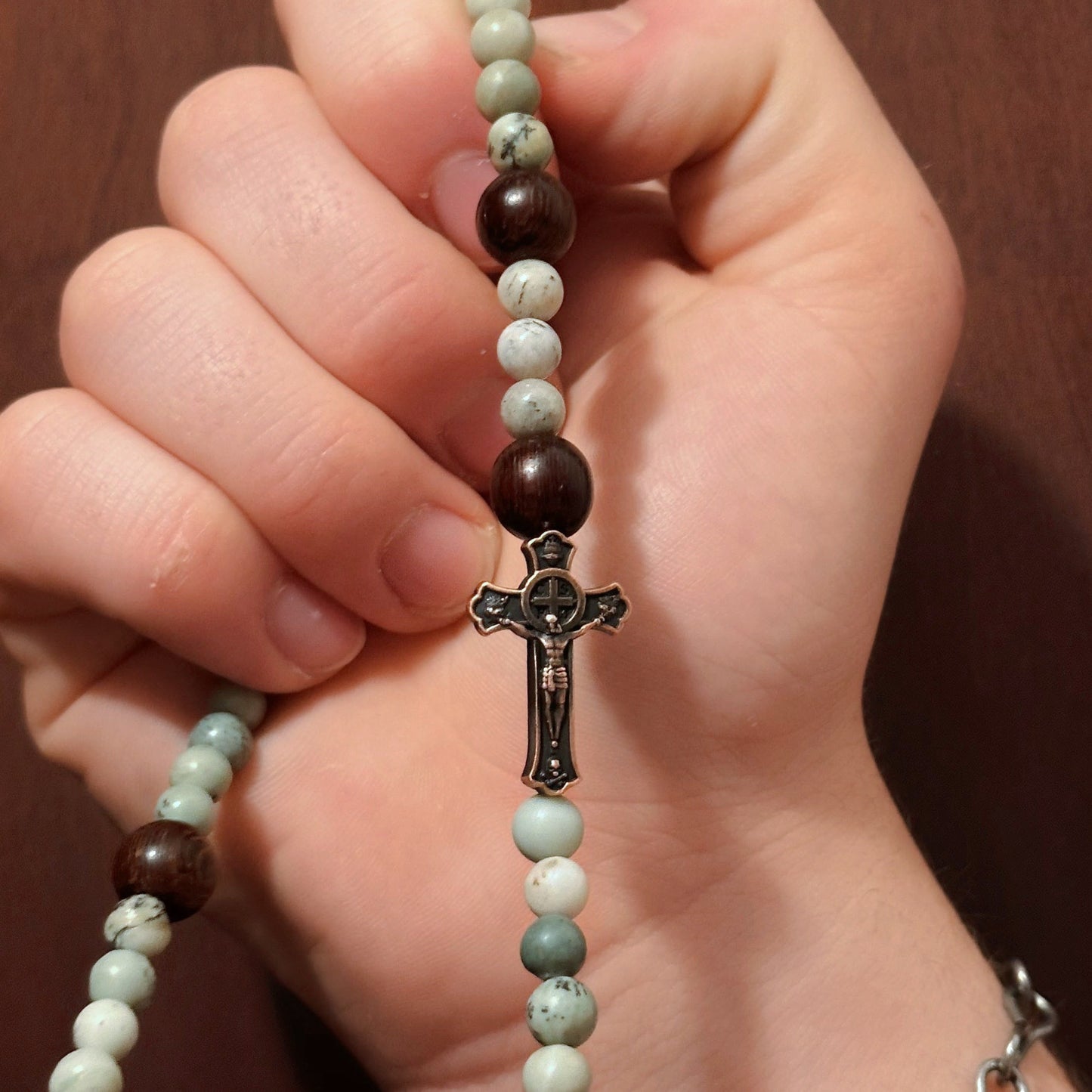 St. Francis of Assisi | Men's Double Wrap Rosary Bracelet