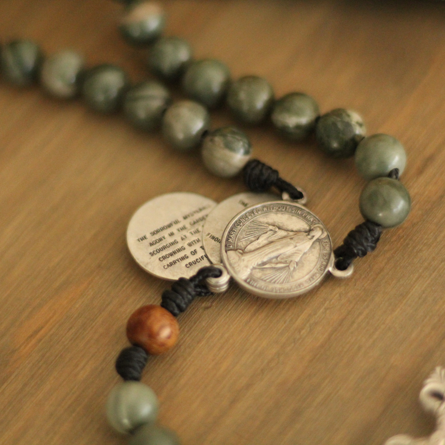 Columba| Traditional Gemstone Rosary |