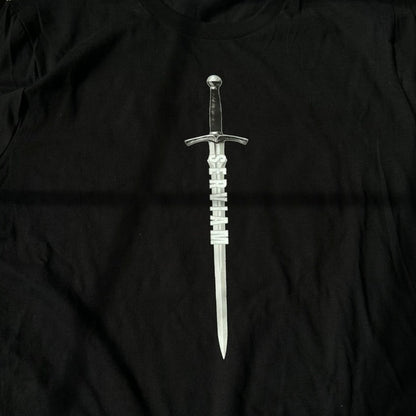St. Michael | Cotton Tee | Black and White