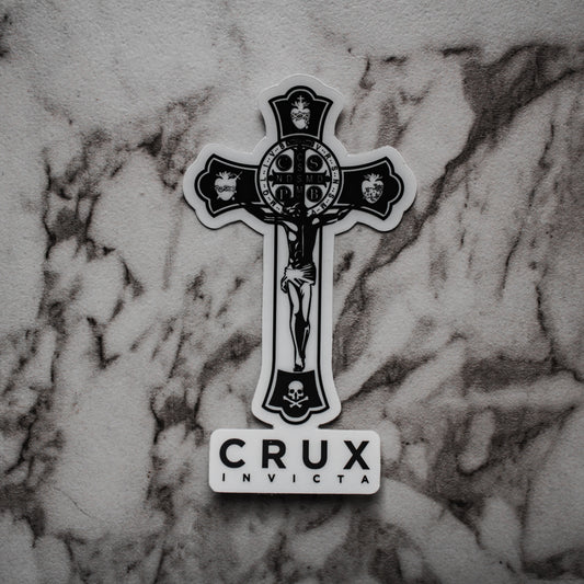 Crux Invicta Cross | Vinyl Sticker