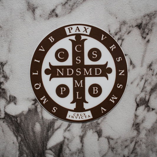 Saint Benedict Medal | Vinyl Sticker