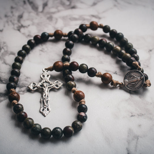 St. Joseph | Traditional Gemstone Rosary