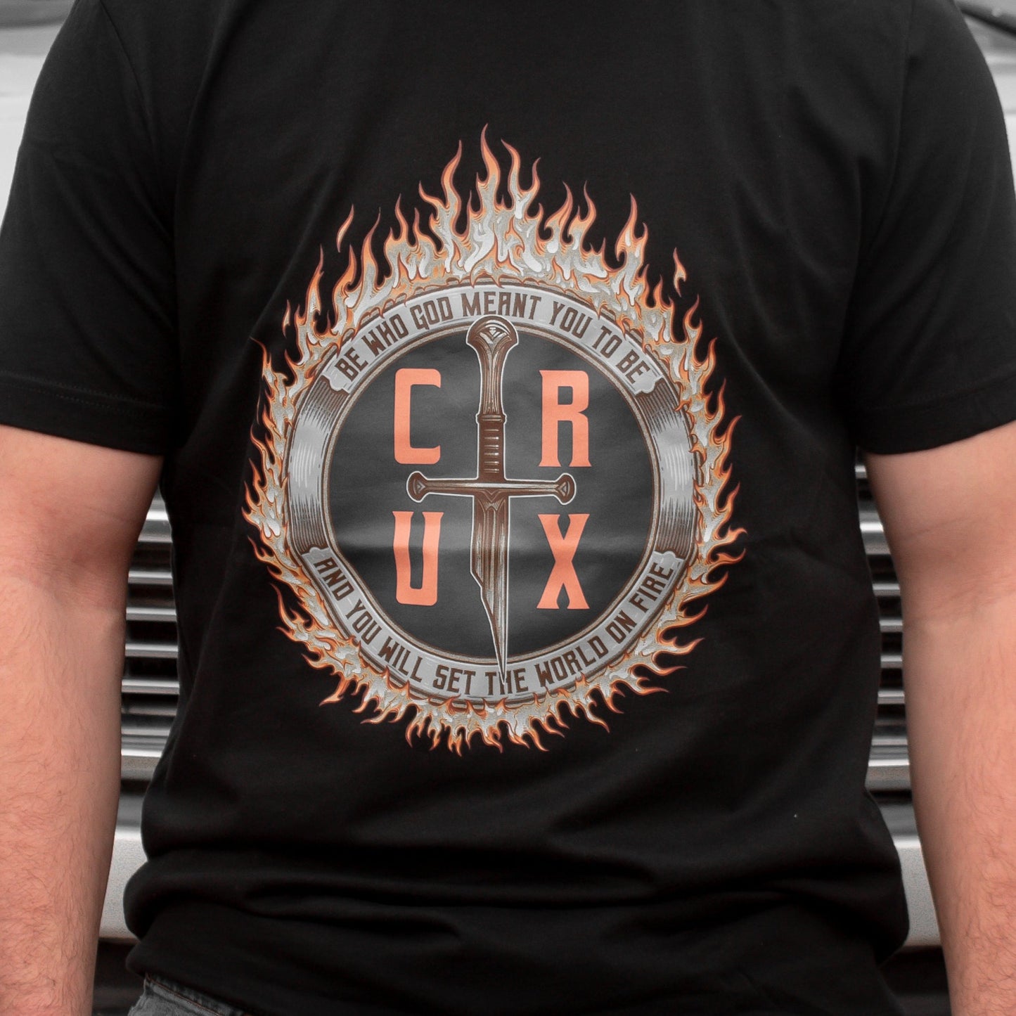 Crux Sword Tee | Orange