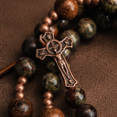 St. Joseph | Triple Wrap Rosary Bracelet – Crux Invicta