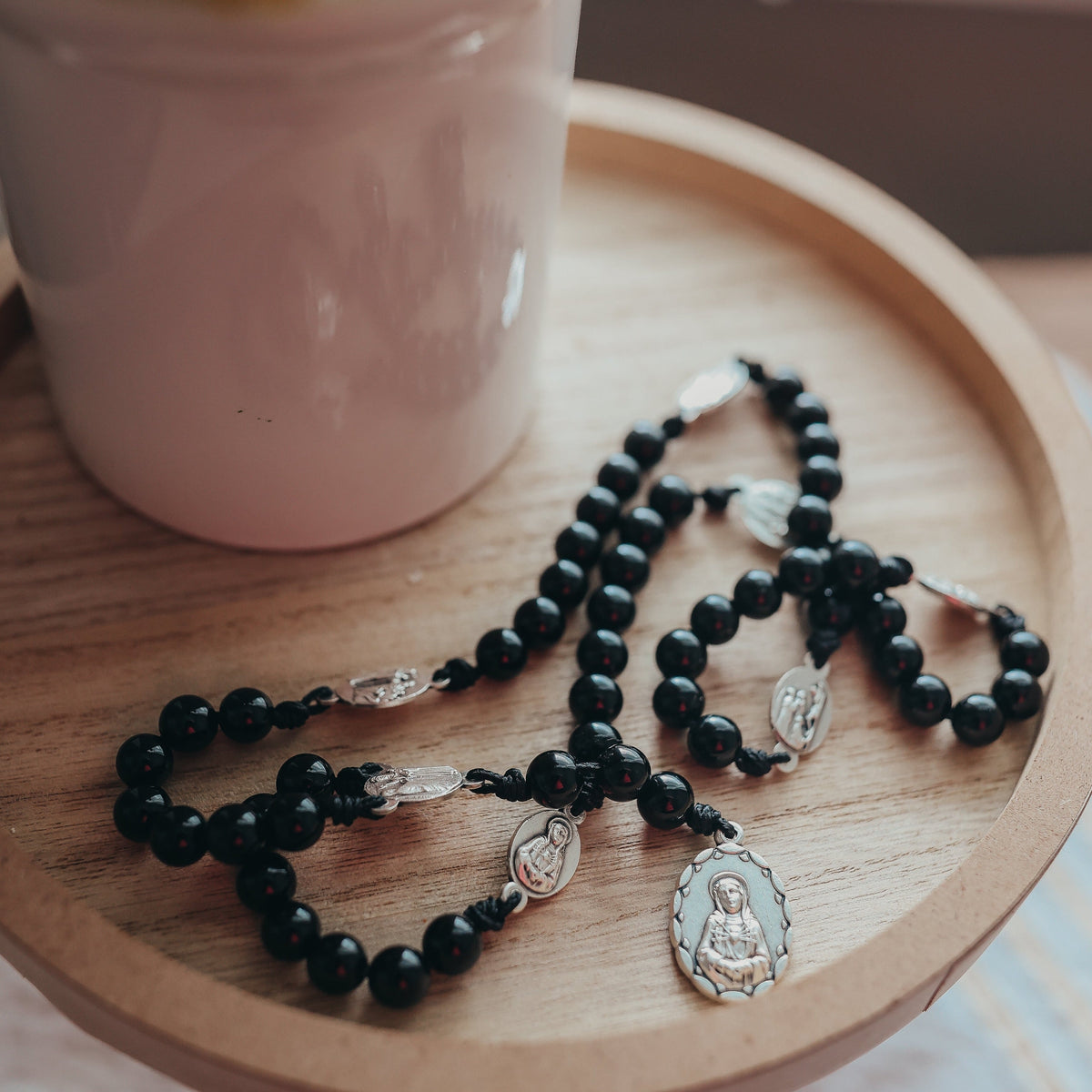 Seven Sorrows Gemstone Rosary by Chews Life | Limited Edition