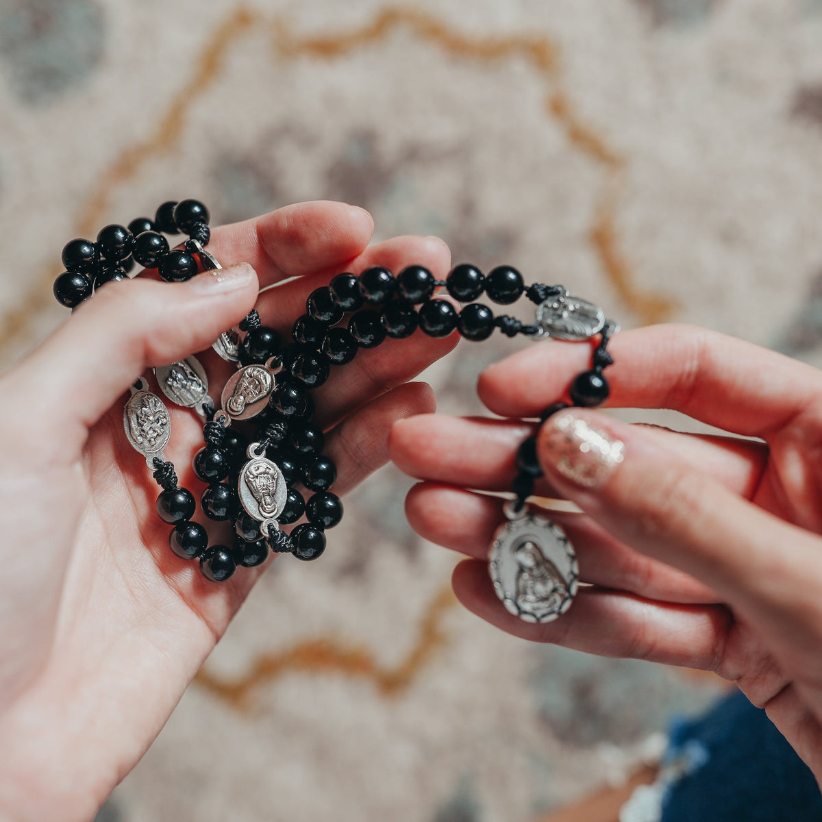 Seven Sorrows Gemstone Rosary by Chews Life | Limited Edition