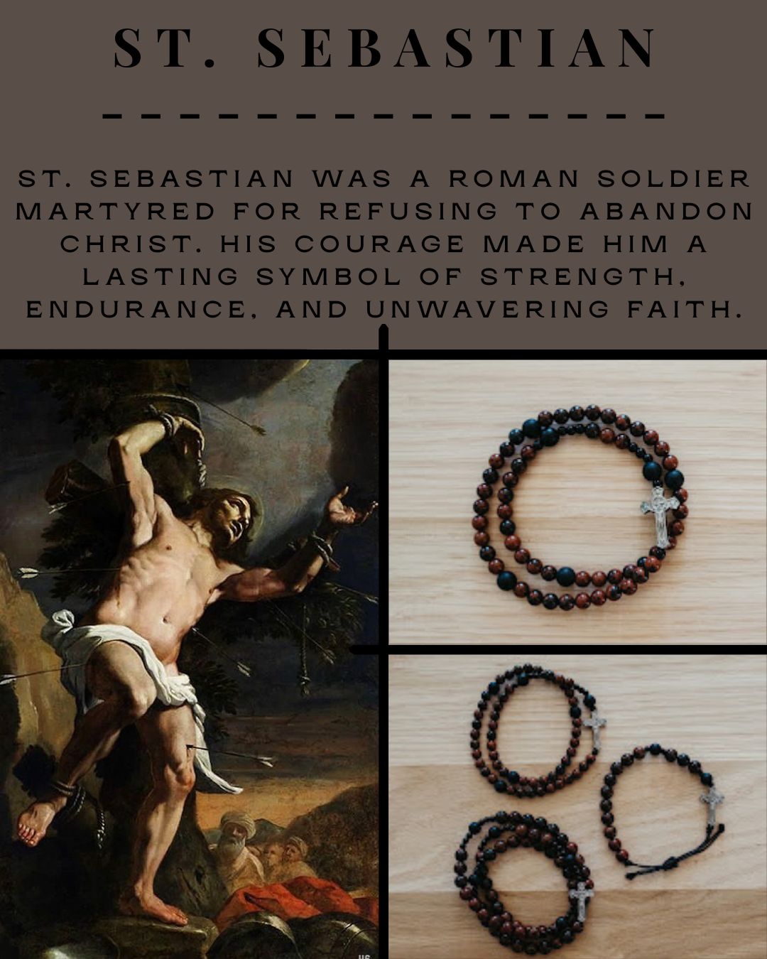 Saint Sebastian Double Wrap