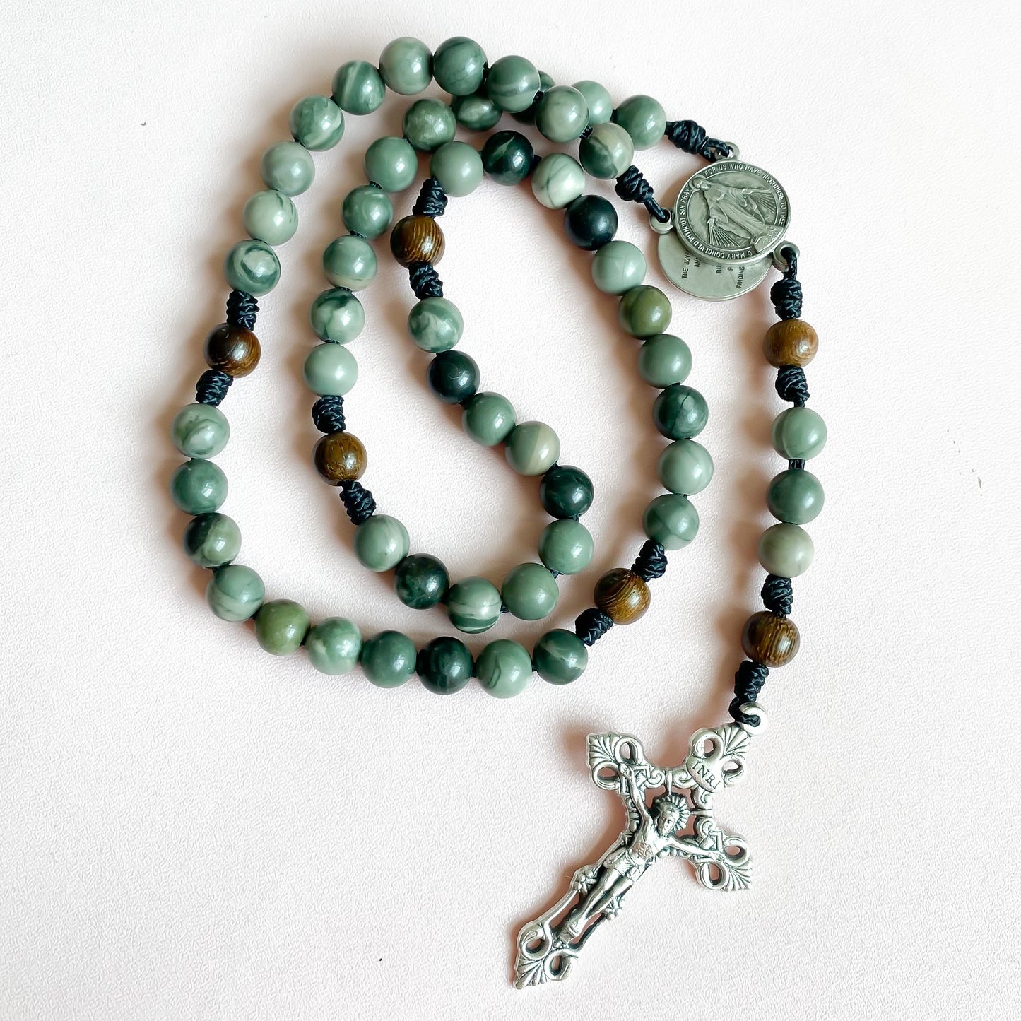 Columba| Traditional Gemstone Rosary |