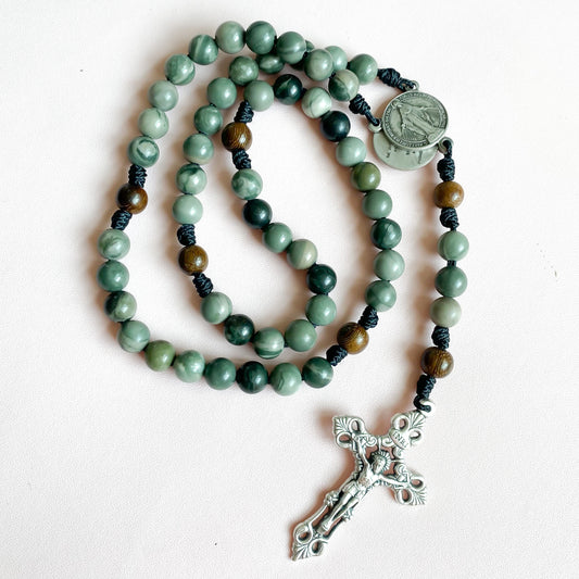 Columba| Traditional Gemstone Rosary |