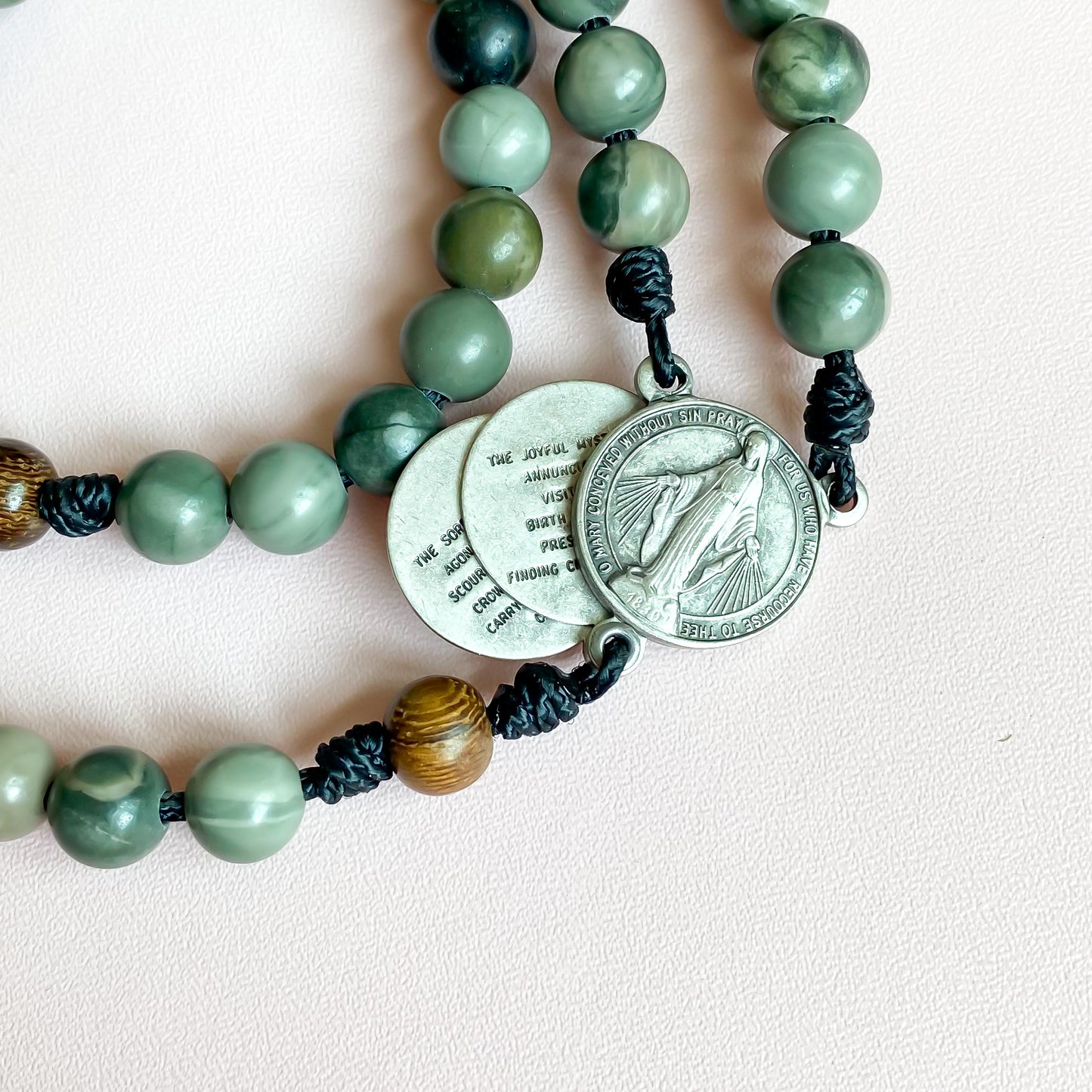 Columba| Traditional Gemstone Rosary |
