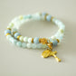 The Perfect Mother's Day Gift | The Monica Gemstone Rosary Bracelet | Mother's Day Collection