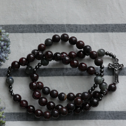 Saint Louis Martin Rosary Bracelet | Triple Wrap