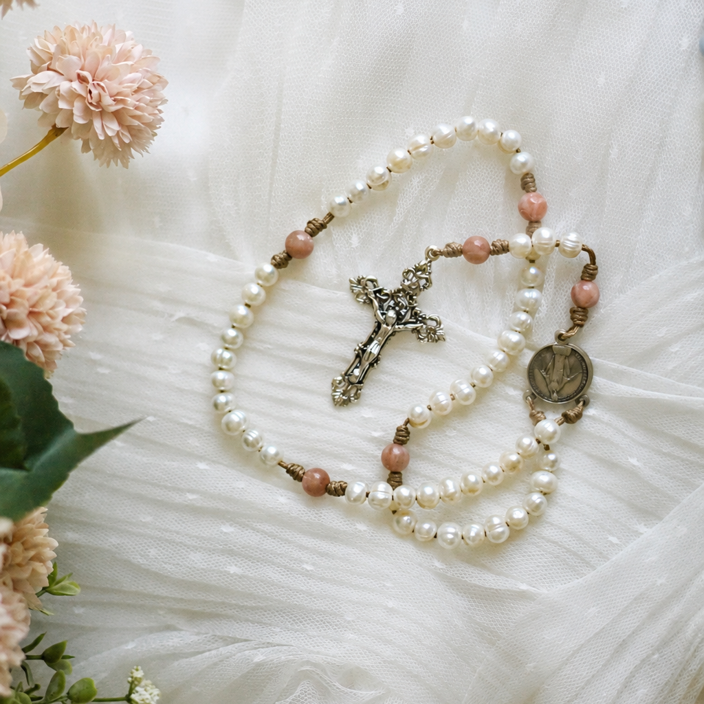 Song of Songs Wedding Rosary Set | The Shield & The Pearl | Couples Rosaries