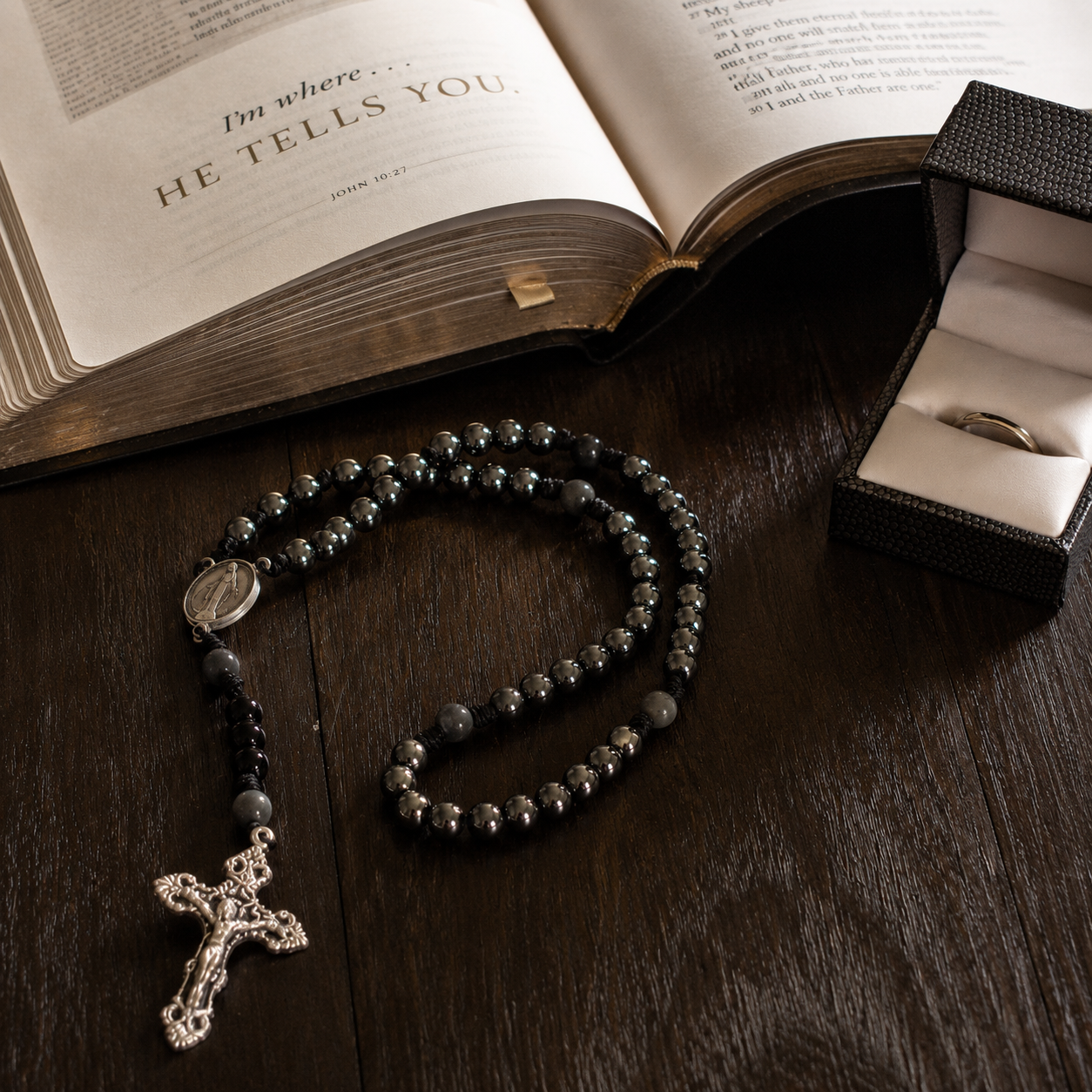 Song of Songs Wedding Rosary Set | The Shield & The Pearl | Couples Rosaries