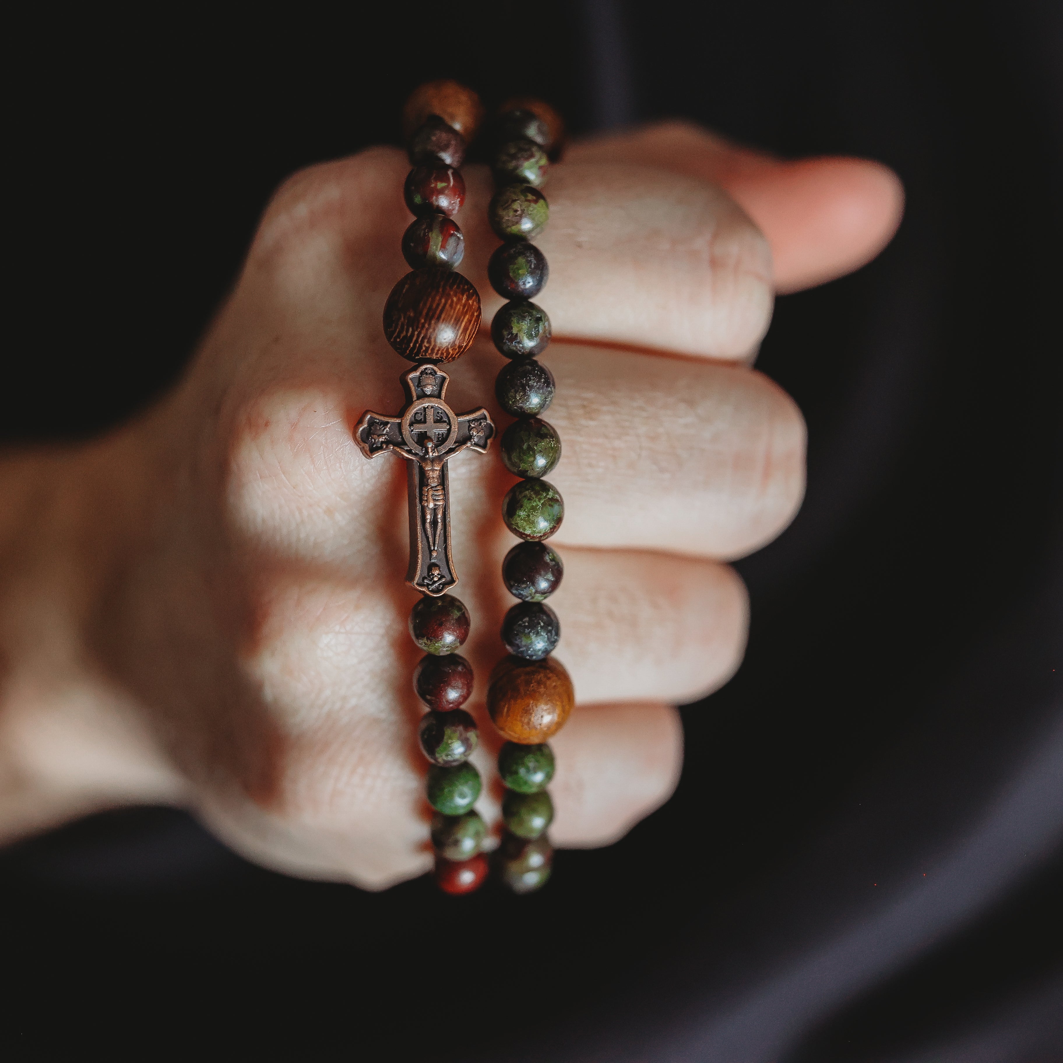Engrave The Cross GINZI ブレスレット Luminous Cross Tennis Bracelet | Rizen Jewelry
