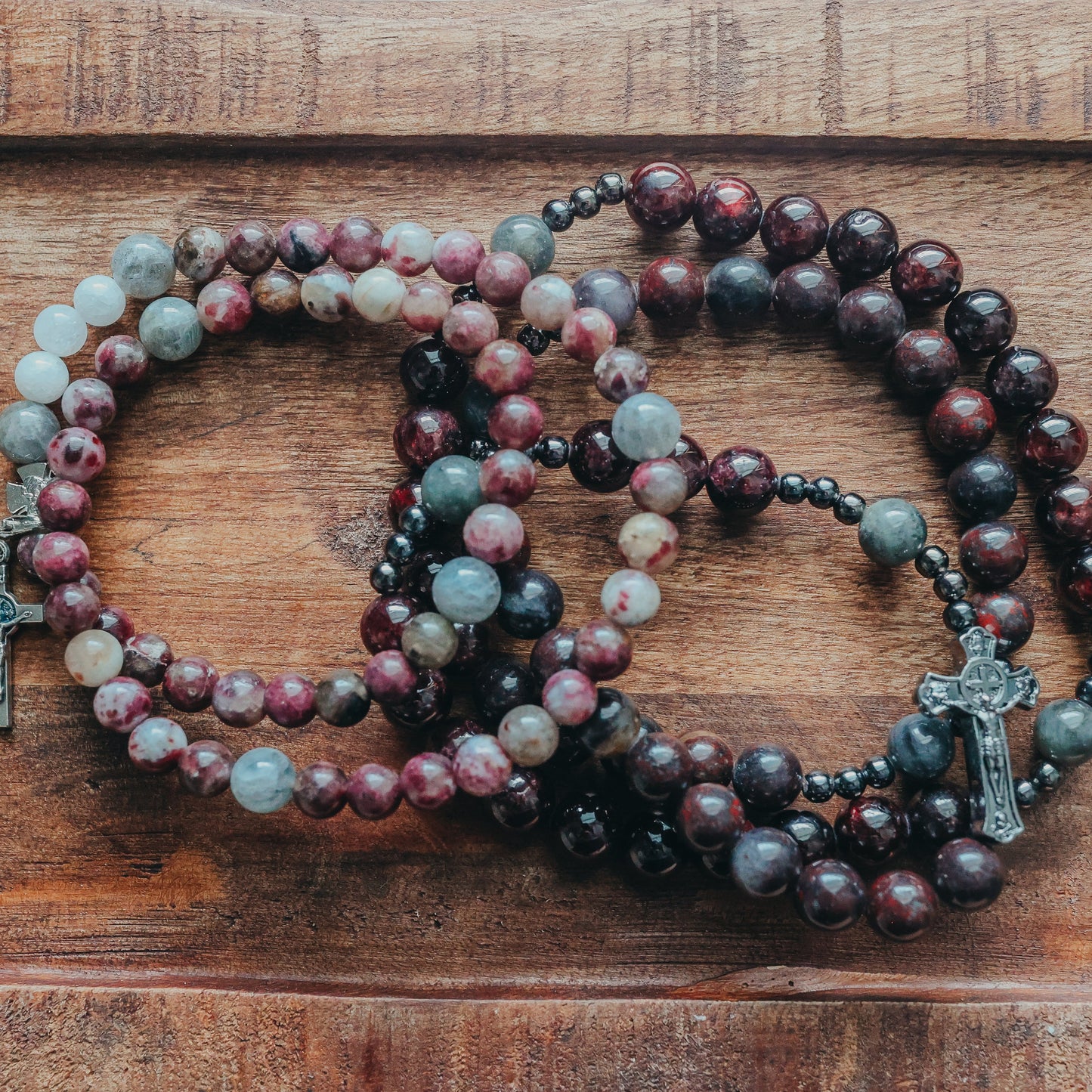 The Martins | Husband and Wife | Rosary Bracelet Set