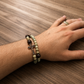 St. Francis of Assisi | Men's Double Wrap Rosary Bracelet