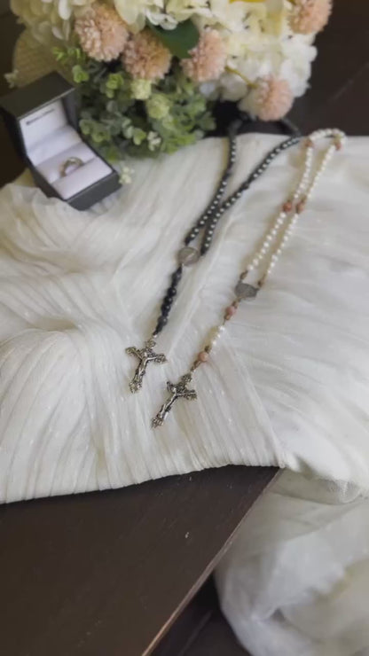 Song of Songs Wedding Rosary Set | The Shield & The Pearl | Couples Rosaries